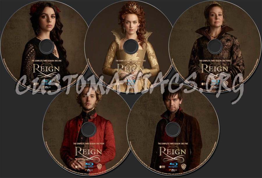 Reign Season 3 blu-ray label