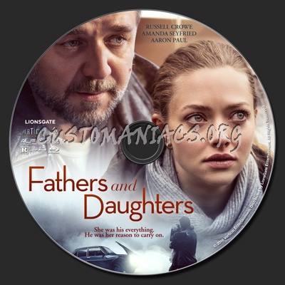 Fathers And Daughters blu-ray label
