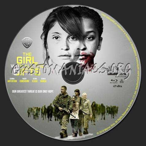 The Girl with All the Gifts blu-ray label