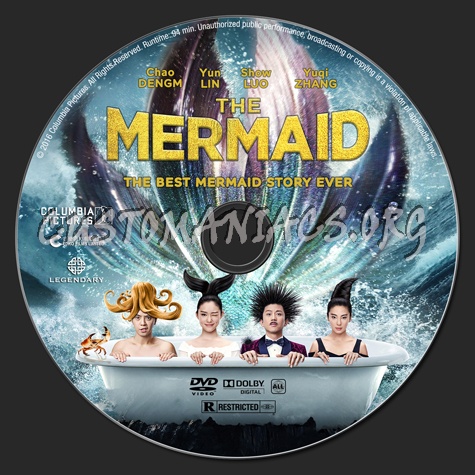 The Mermaid dvd label