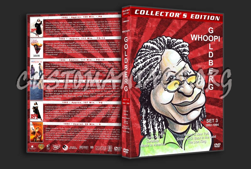 Whoopi Goldberg Collection - Set 3 (1992-1994) dvd cover
