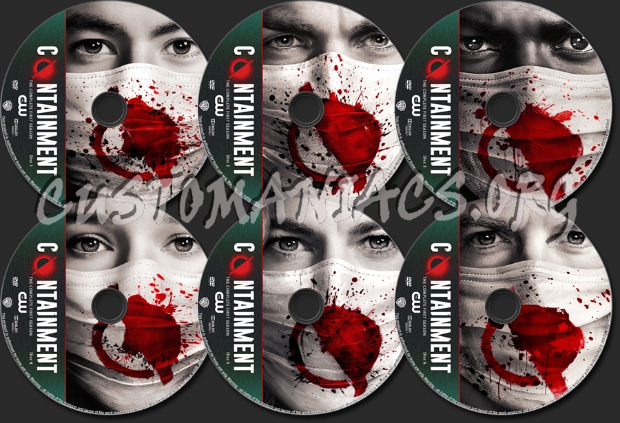 Containment Season 1 dvd label