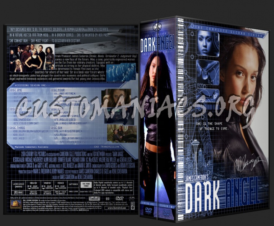 Dark Angel Season 1-2 dvd cover
