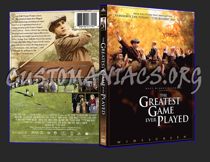 The Greatest Game Ever Played dvd cover