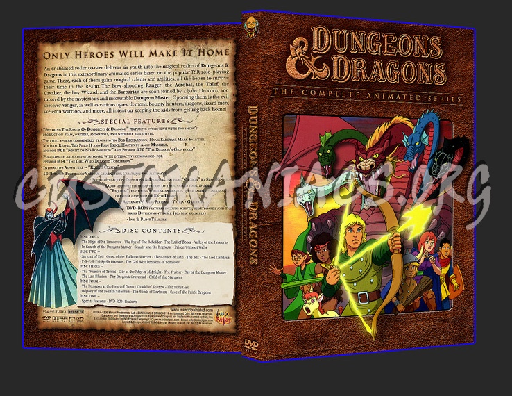 Dungeons & Dragons Complete Animated Series dvd cover
