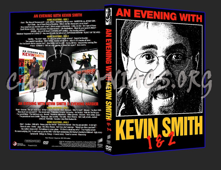 An Evening With Kevin Smith 1 & 2 dvd cover