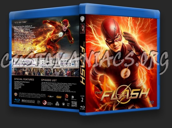 The Flash Season 2 blu-ray cover