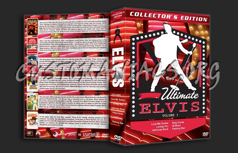 Ultimate Elvis - Volume 1 (1956-1960) dvd cover