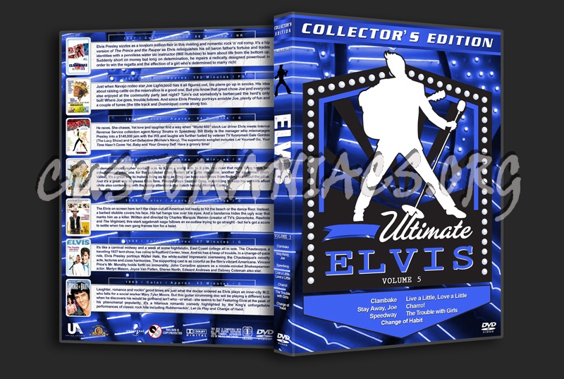 Ultimate Elvis - Volume 5 (1967-1969) dvd cover