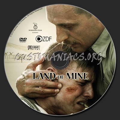 Land of Mine (2015) dvd label