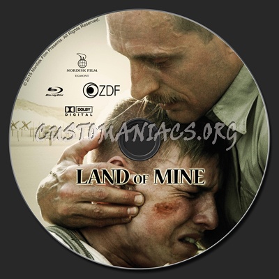 Land of Mine (2015) blu-ray label
