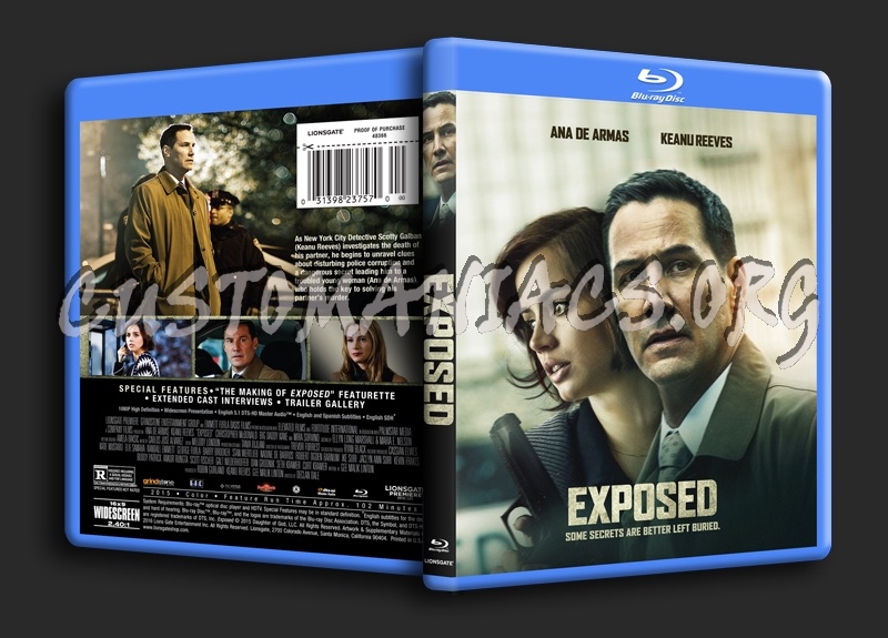 Exposed blu-ray cover