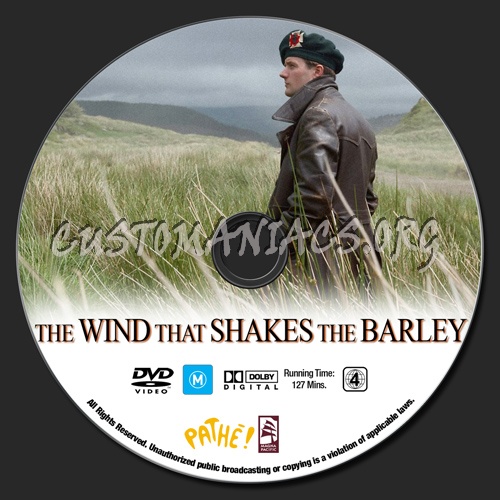 The Wind That Shakes The Barley dvd label