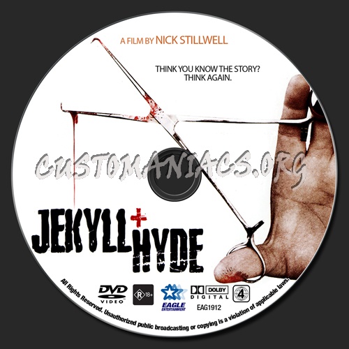 Jekyll + Hyde dvd label