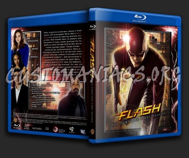 The Flash (2014) - Season 1 blu-ray cover