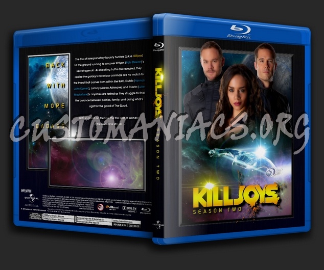 Killjoys - Season 2 blu-ray cover