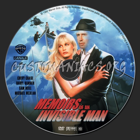 Memoirs of an Invisible Man dvd label