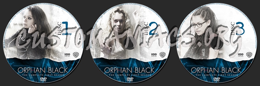 Orphan Black Season 1 dvd label
