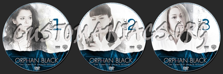 Orphan Black Season 4 dvd label