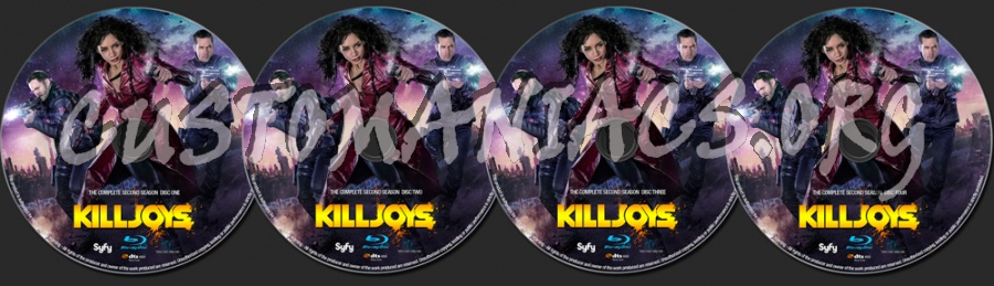 Killjoys Season 2 blu-ray label