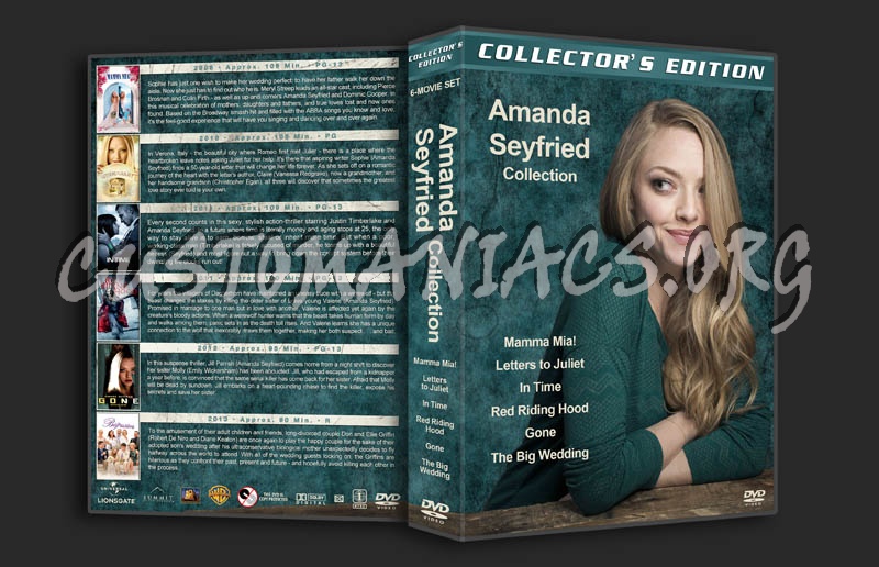 Amanda Seyfried Collection dvd cover