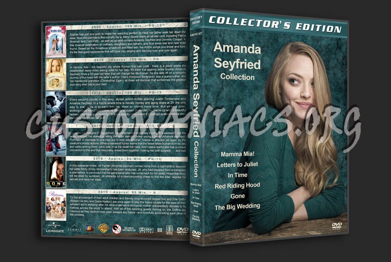 Amanda Seyfried Collection dvd cover