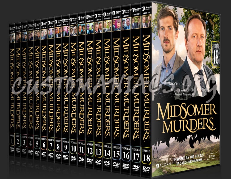 Midsomer Murders - Series 1-18 dvd cover