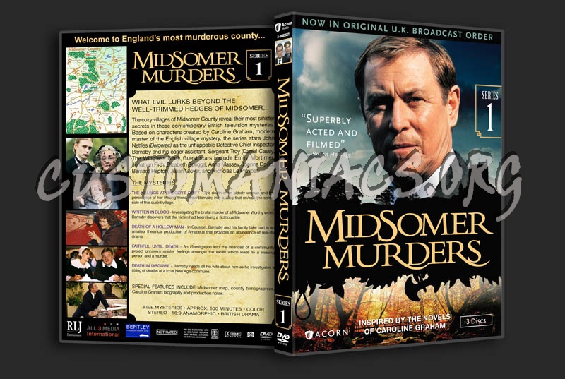 Midsomer Murders - Series 1-18 dvd cover