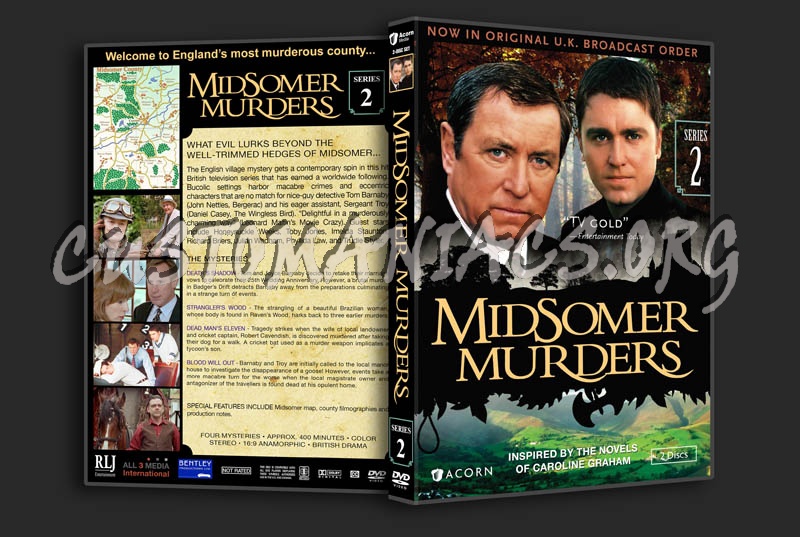 Midsomer Murders - Series 1-18 dvd cover