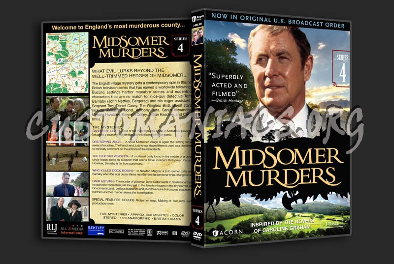 Midsomer Murders - Series 1-18 dvd cover