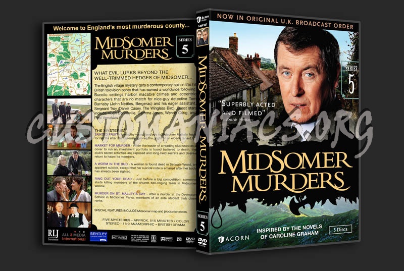 Midsomer Murders - Series 1-18 dvd cover