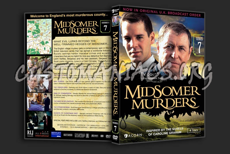 Midsomer Murders - Series 1-18 dvd cover