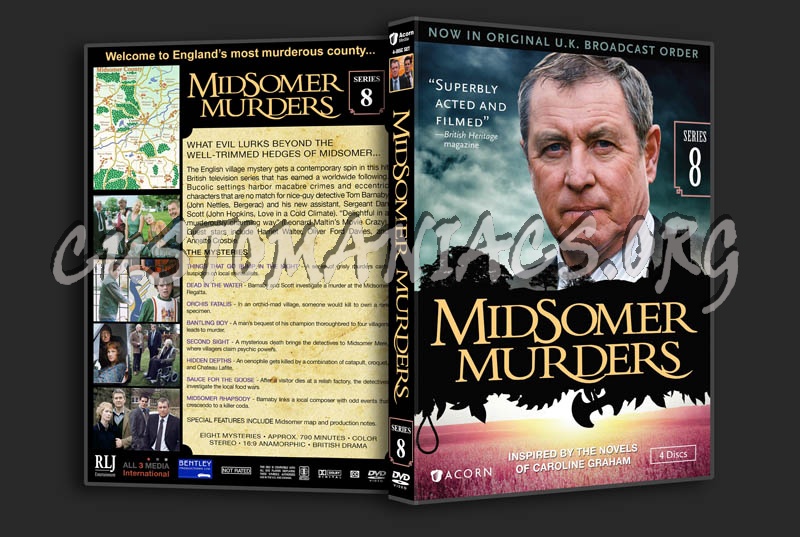 Midsomer Murders - Series 1-18 dvd cover