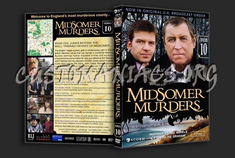 Midsomer Murders - Series 1-18 dvd cover