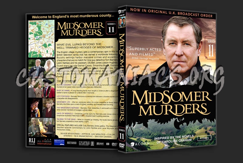 Midsomer Murders - Series 1-18 dvd cover