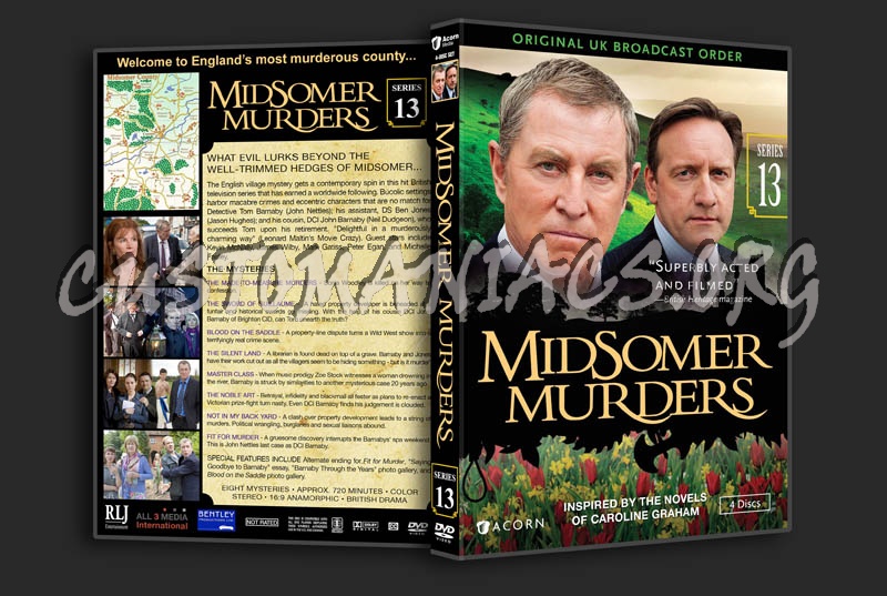 Midsomer Murders - Series 1-18 dvd cover