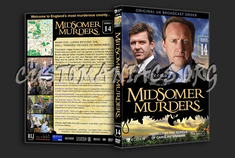 Midsomer Murders - Series 1-18 dvd cover