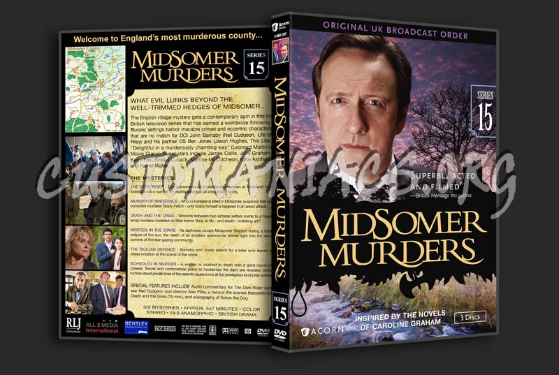 Midsomer Murders - Series 1-18 dvd cover