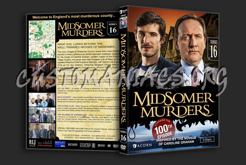 Midsomer Murders - Series 1-18 dvd cover