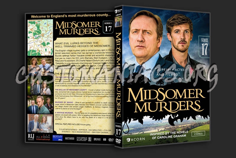 Midsomer Murders - Series 1-18 dvd cover