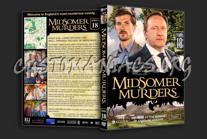 Midsomer Murders - Series 1-18 dvd cover