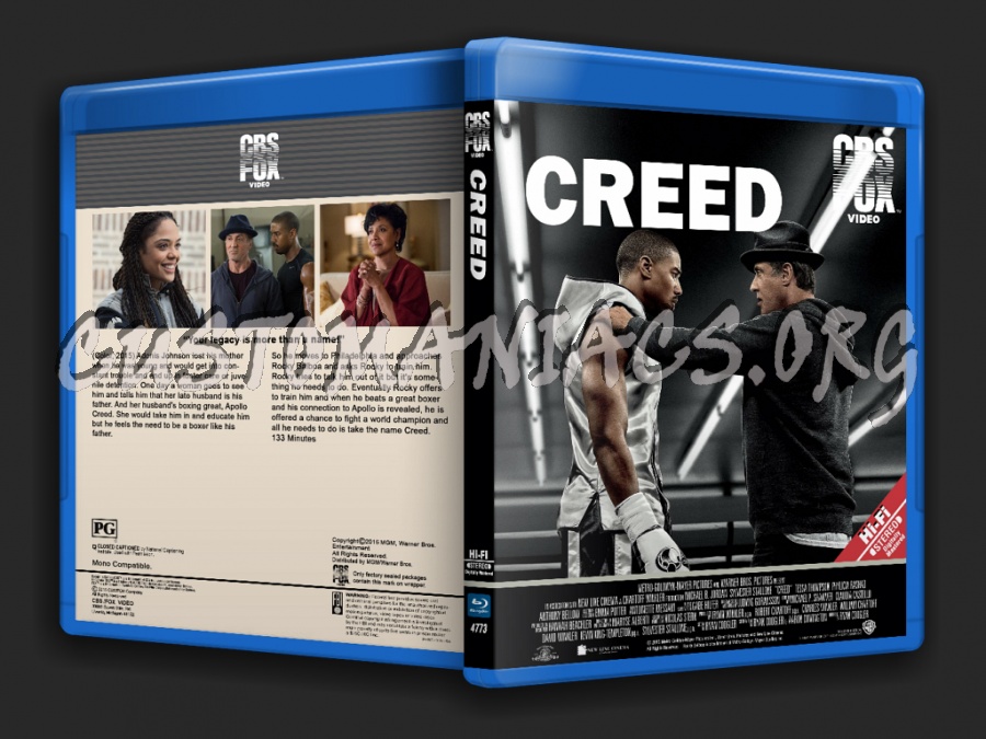 Creed blu-ray cover