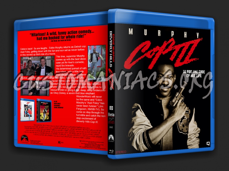 Beverly Hills Cop III blu-ray cover