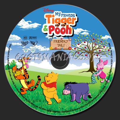 My Friends Tigger & Pooh - Friendly Tails dvd label