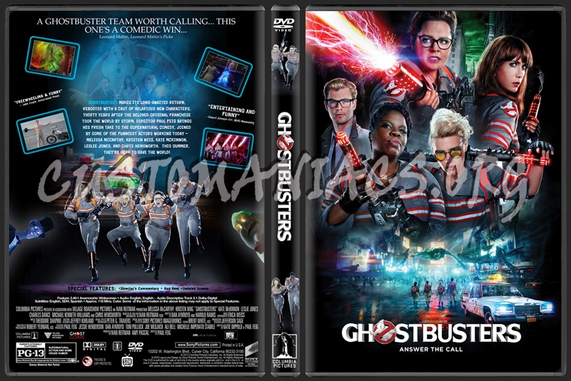 Ghostbusters (2016) dvd cover