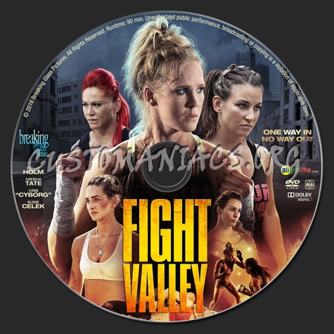 Fight Valley dvd label