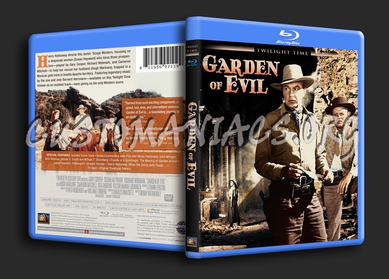 Garden of Evil blu-ray cover