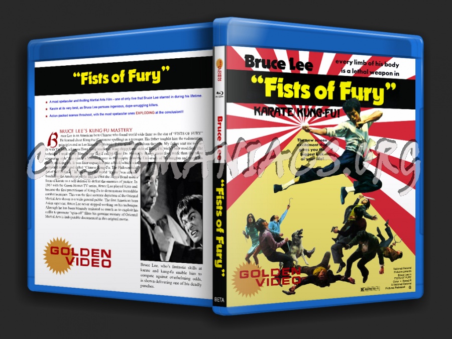 Fists of Fury blu-ray cover