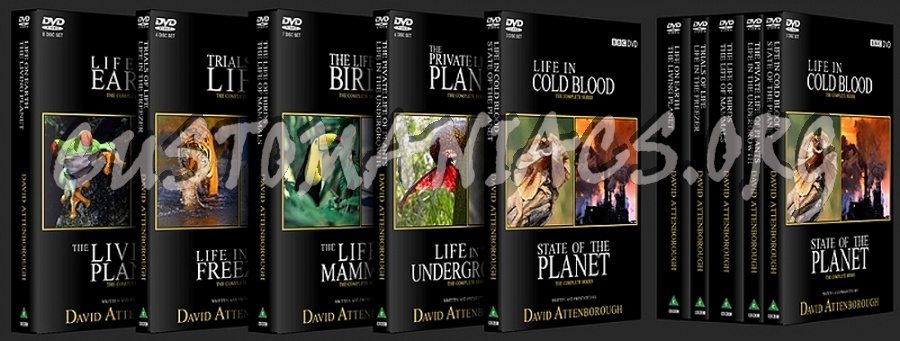 David Attenborough's 'Life' Series (spacesavers) dvd cover