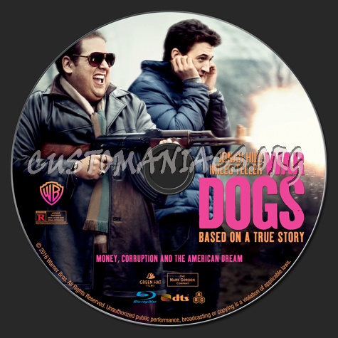 War Dogs blu-ray label